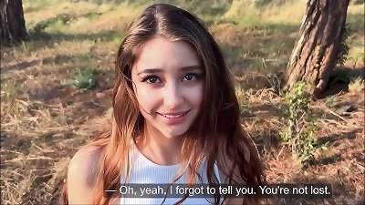 A WALK IN THE PARK finished IN lovemaking WITH A STRANGER - She Thought She Was Lost And Got nailed