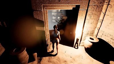 Lara solves a puzzle and gets jizz in her fuckbox for it 3d anime porn Game