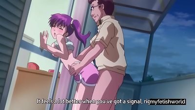 The uncle takes advantage of the fact that my niece's bf left and he smashed her hidden in her parents' building