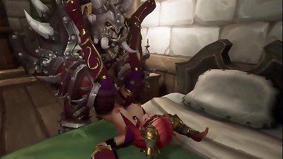 She got plowed by an Orc Warlord | Warcraft Parody